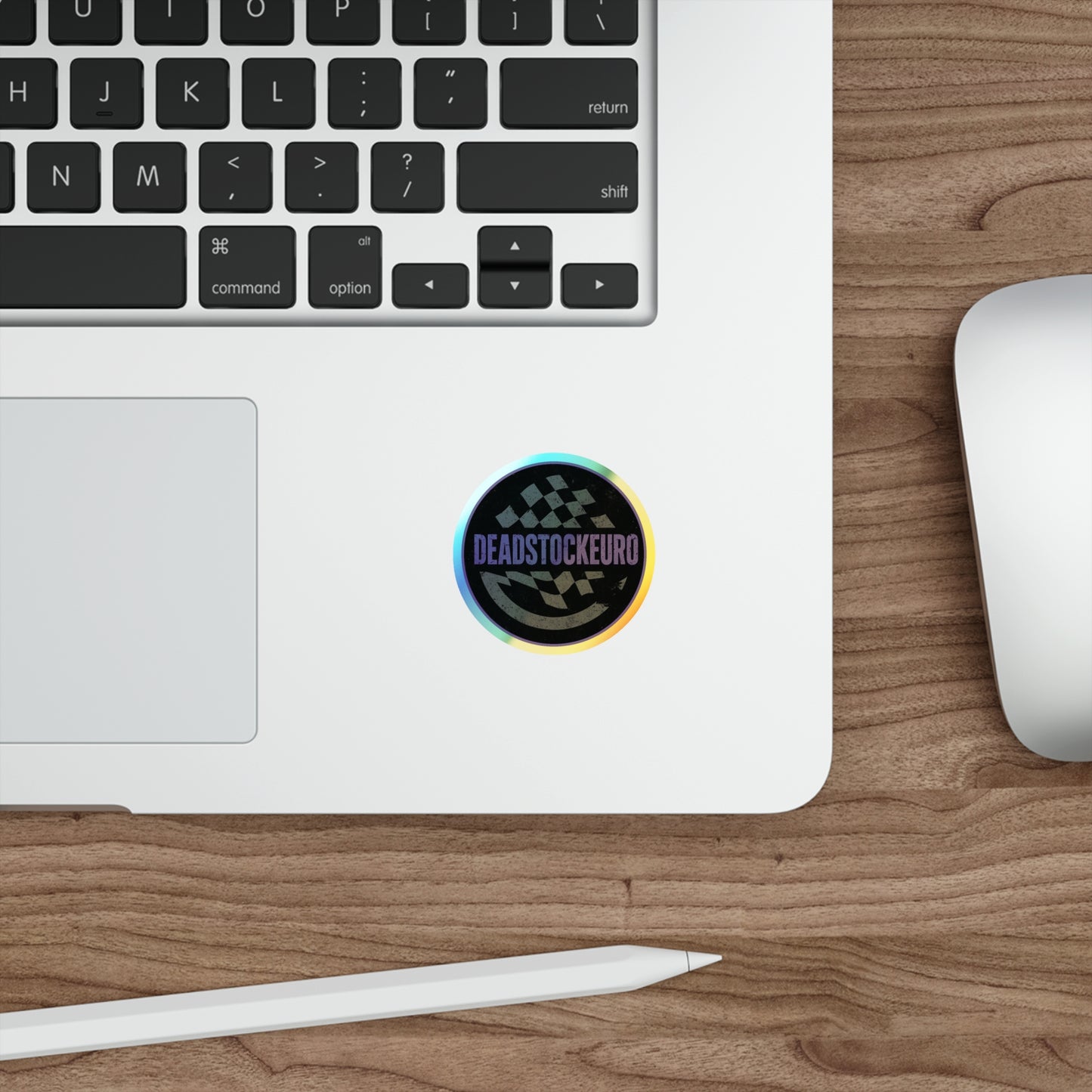 DEADSTOCKEURO Logo – 2x2” Holographic Sticker